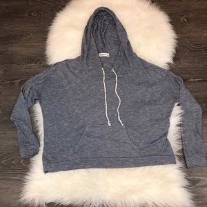 Ginger G Striped Jersey Lightweight Hoodie
