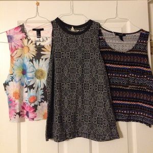 Bundle of 3 Muscle tee tank tops