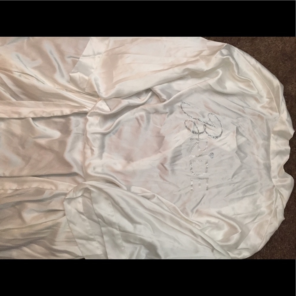 Victoria's Secret Bride robe and cute underwear