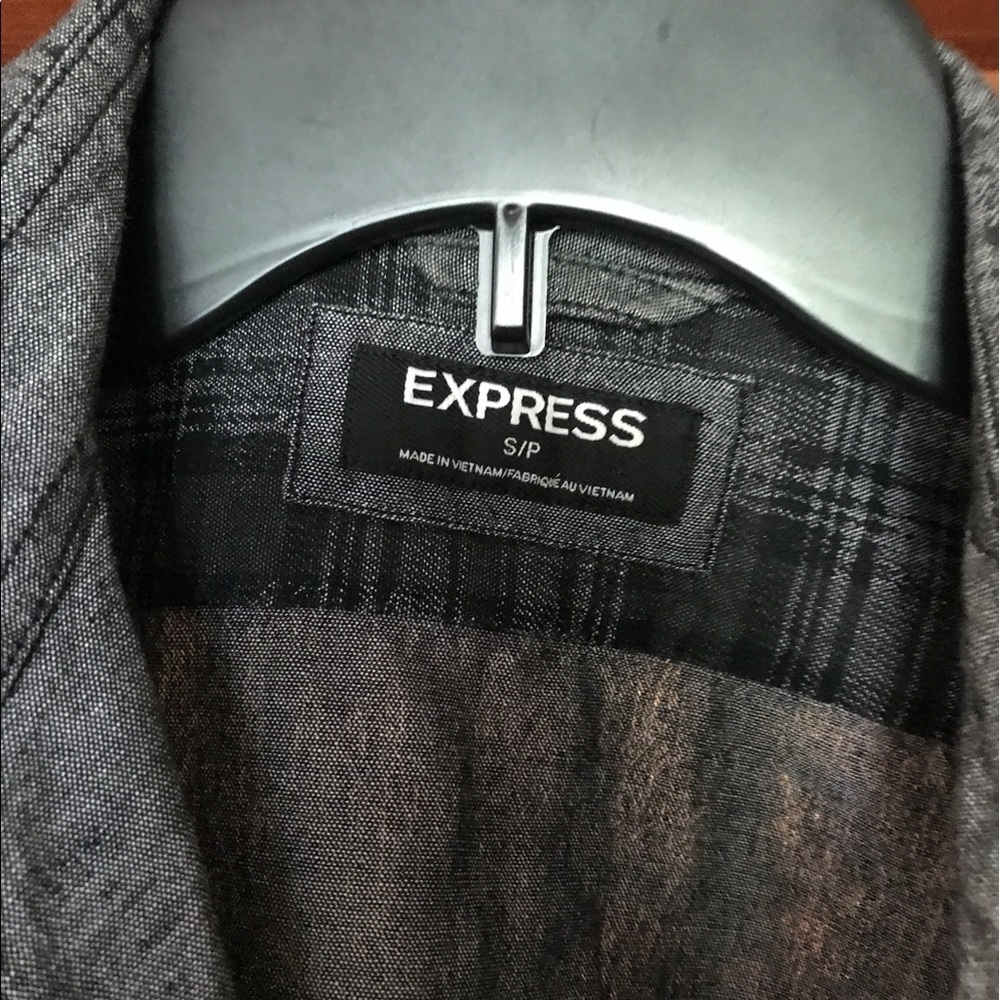 Express Plaid Button down - Picture 2 of 3