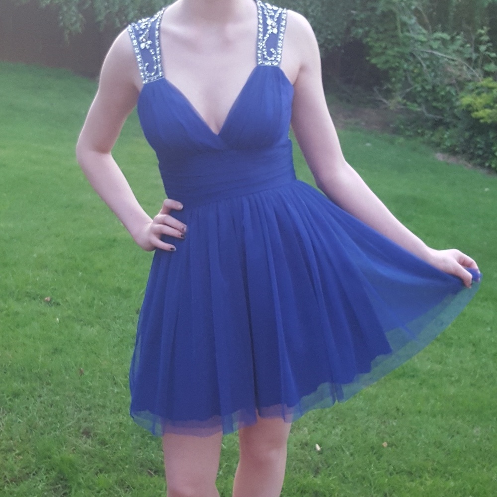 Deb Beaded Formal Dress