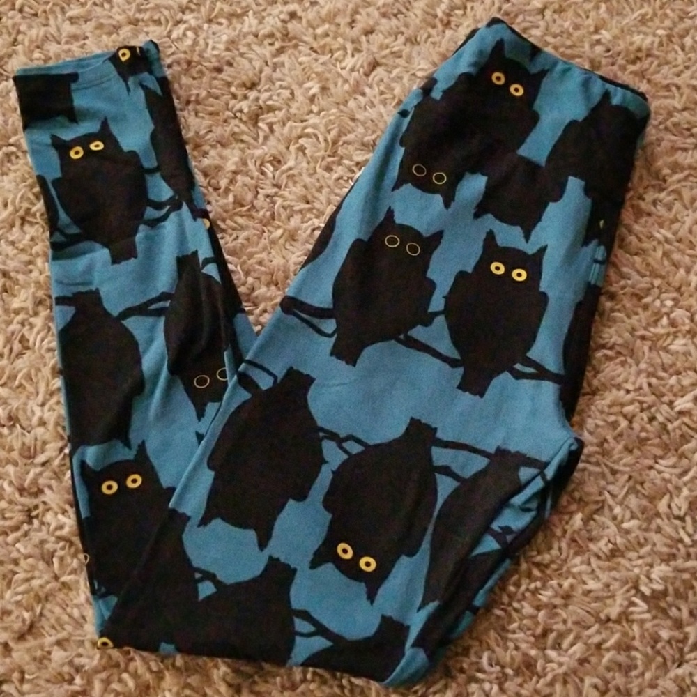 Bat owl halloween leggings lularoe