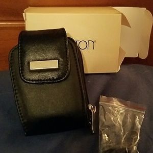Buxton Leather Crossbody Cellphone case / Wallet