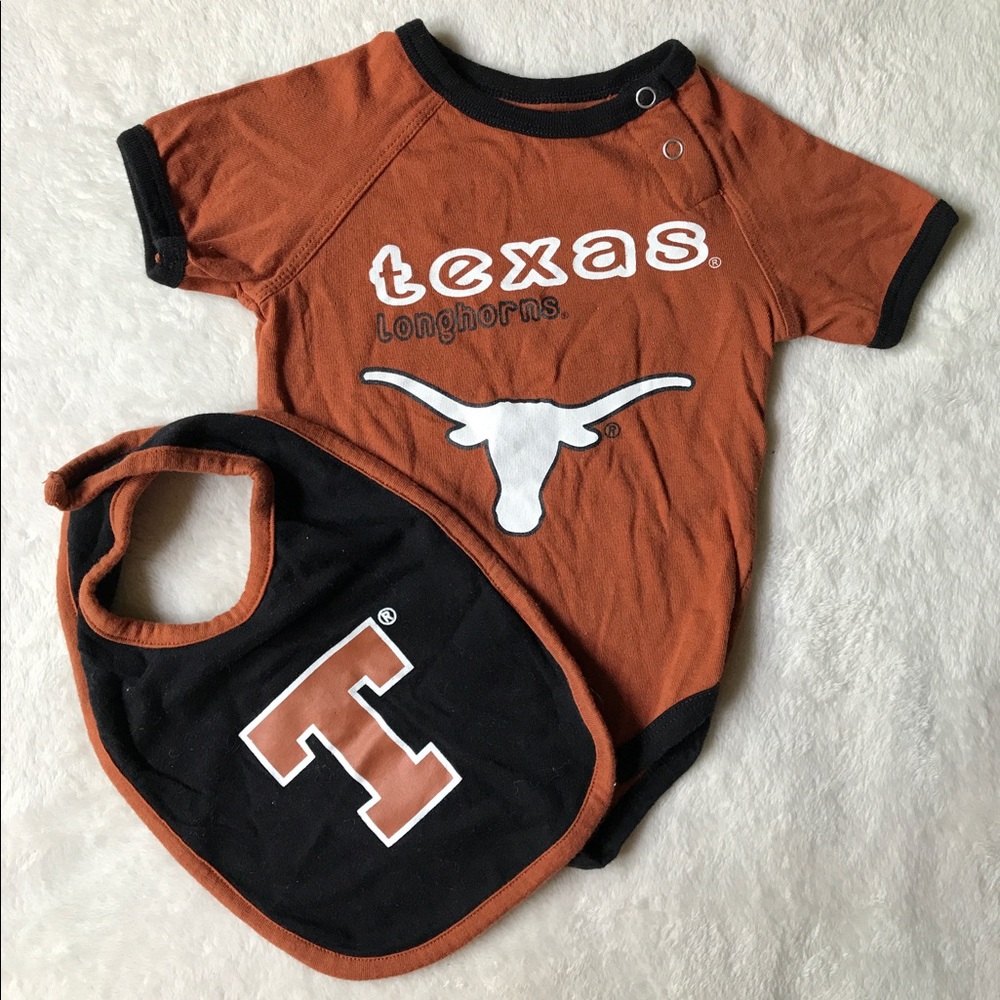 Longhorns Onsie and Bib