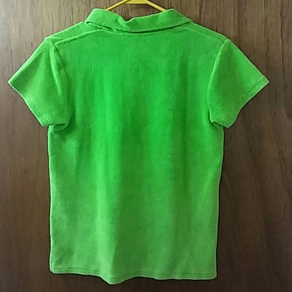 Incredible Vintage Lime Green Terry Lilly Polo - Picture 3 of 3