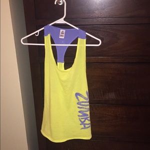 Zumba Fitness racer back tank