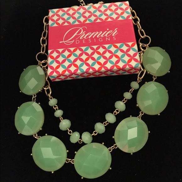 Premier Designs Mint Condition Necklace - Picture 3 of 3