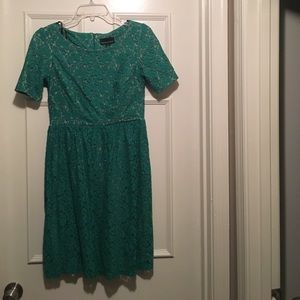 Beautiful! Lace green dress