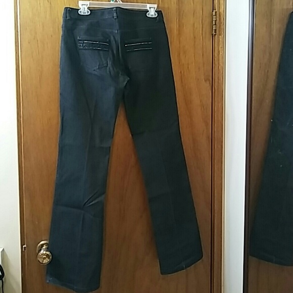 Gorgeous St. John Coture Black Denim - Picture 2 of 4