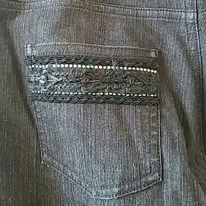 Gorgeous St. John Coture Black Denim