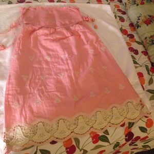 Anthropologie pink dress size XS NWT