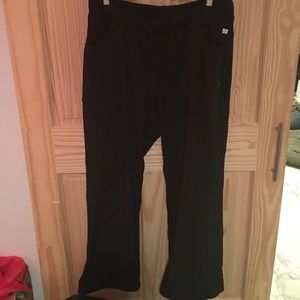Black scrub pants