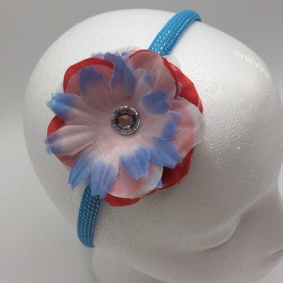 Handmade Floral Head Band - Picture 2 of 2