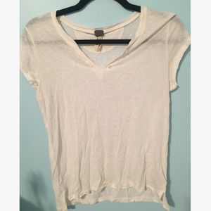 Free People white tee