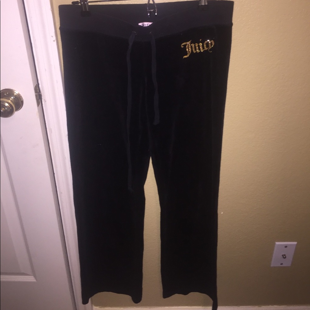 Black juicy couture track pants