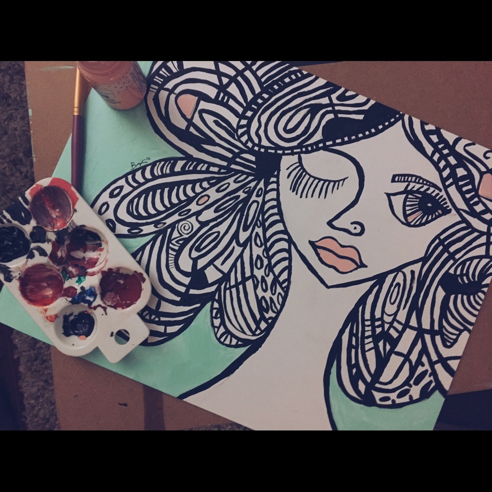 Custom Painted piece