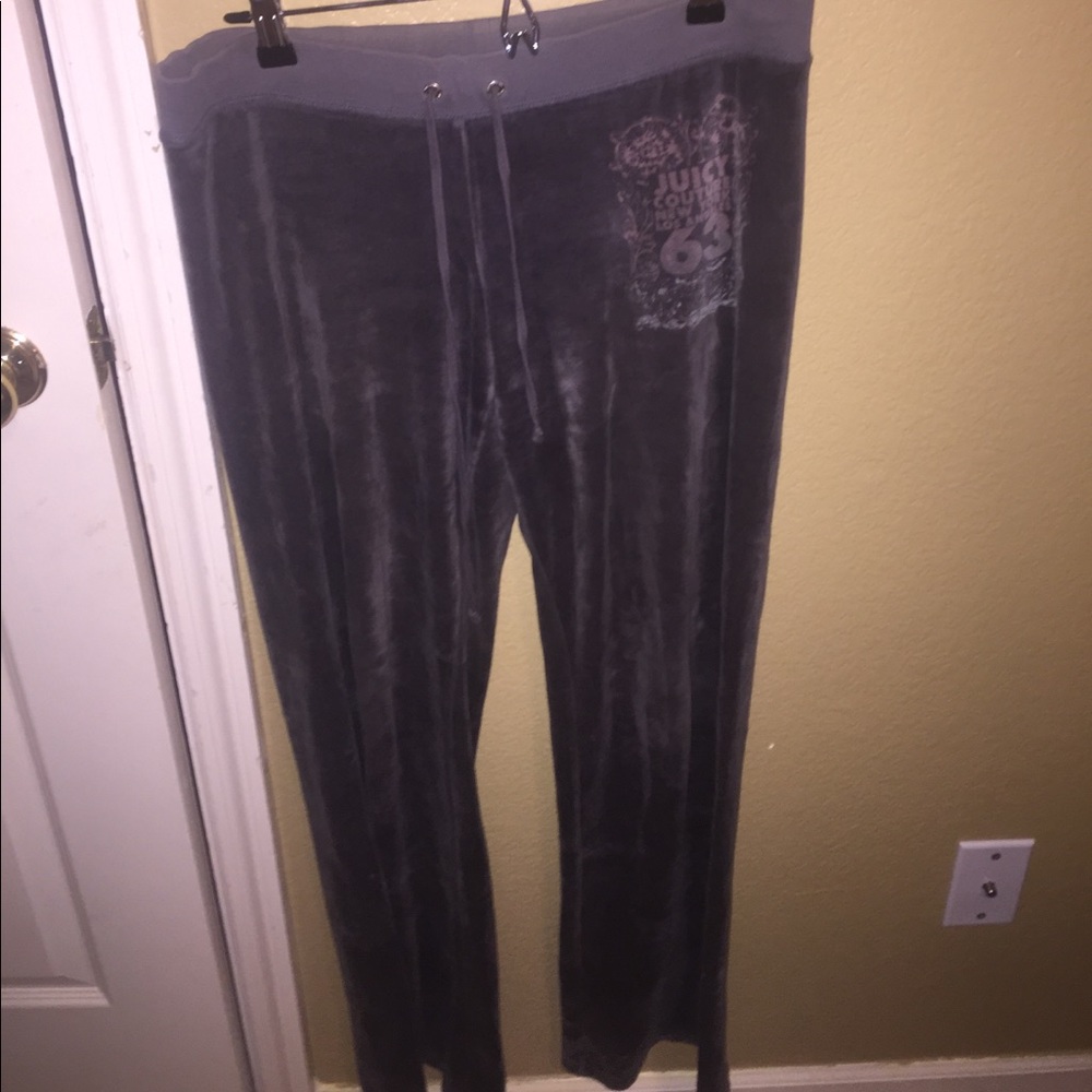 Gray juicy couture track pants