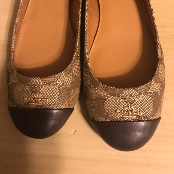 COACH women's Chelsea Outline C/Clf ballet flats - Picture 5 of 5