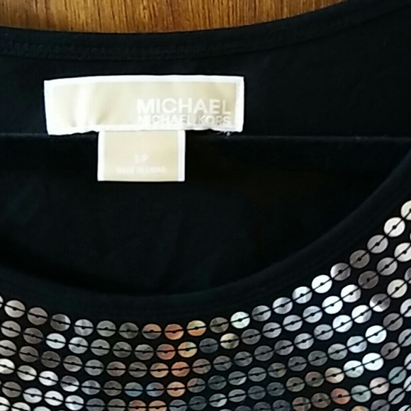 EUC MICHAEL-Michael Kors Sequined Tank - Picture 2 of 3