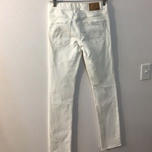 Madewell White Skinny Jeans