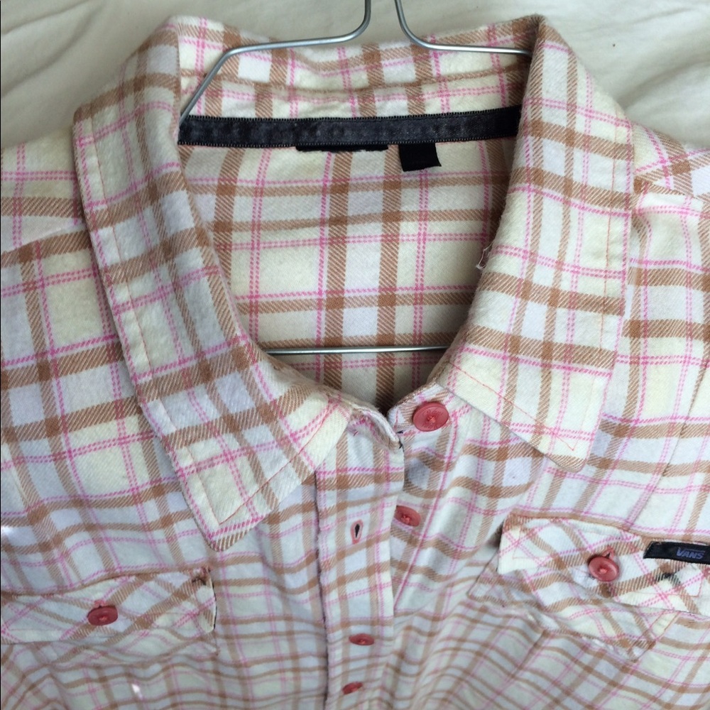 "Sun Kissed" Vintage Flannel Shirt (M)