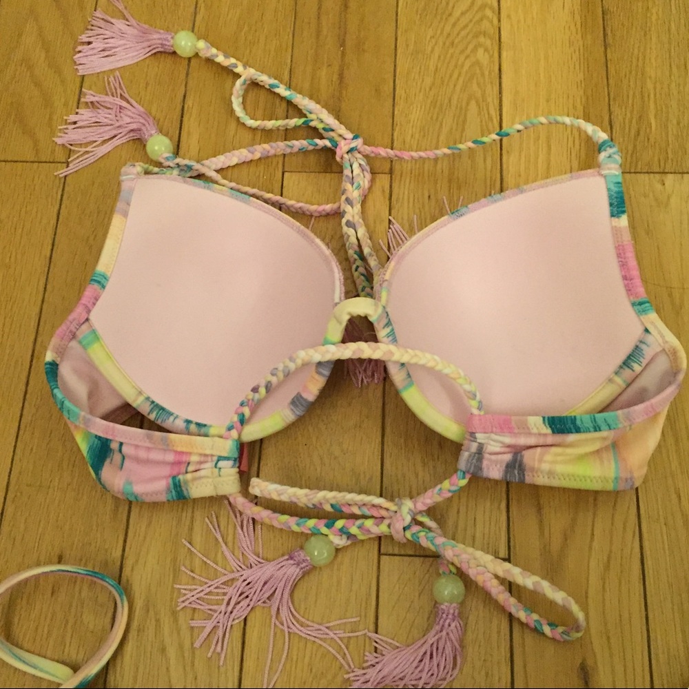 ❌SOLD❌✨VS Watercolor Swimsuit Bikini - Picture 3 of 6