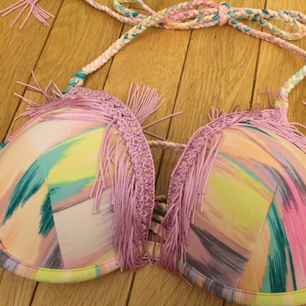 ❌SOLD❌✨VS Watercolor Swimsuit Bikini - Picture 4 of 6