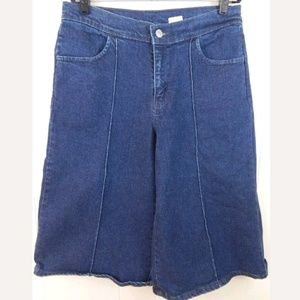 Levi's Vintage Culottes Denim Gaucho Crops Levi's Vintage Culottes Denim Gaucho Crops