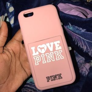 Pink Victoria's Secret card holder case BRAND NEW