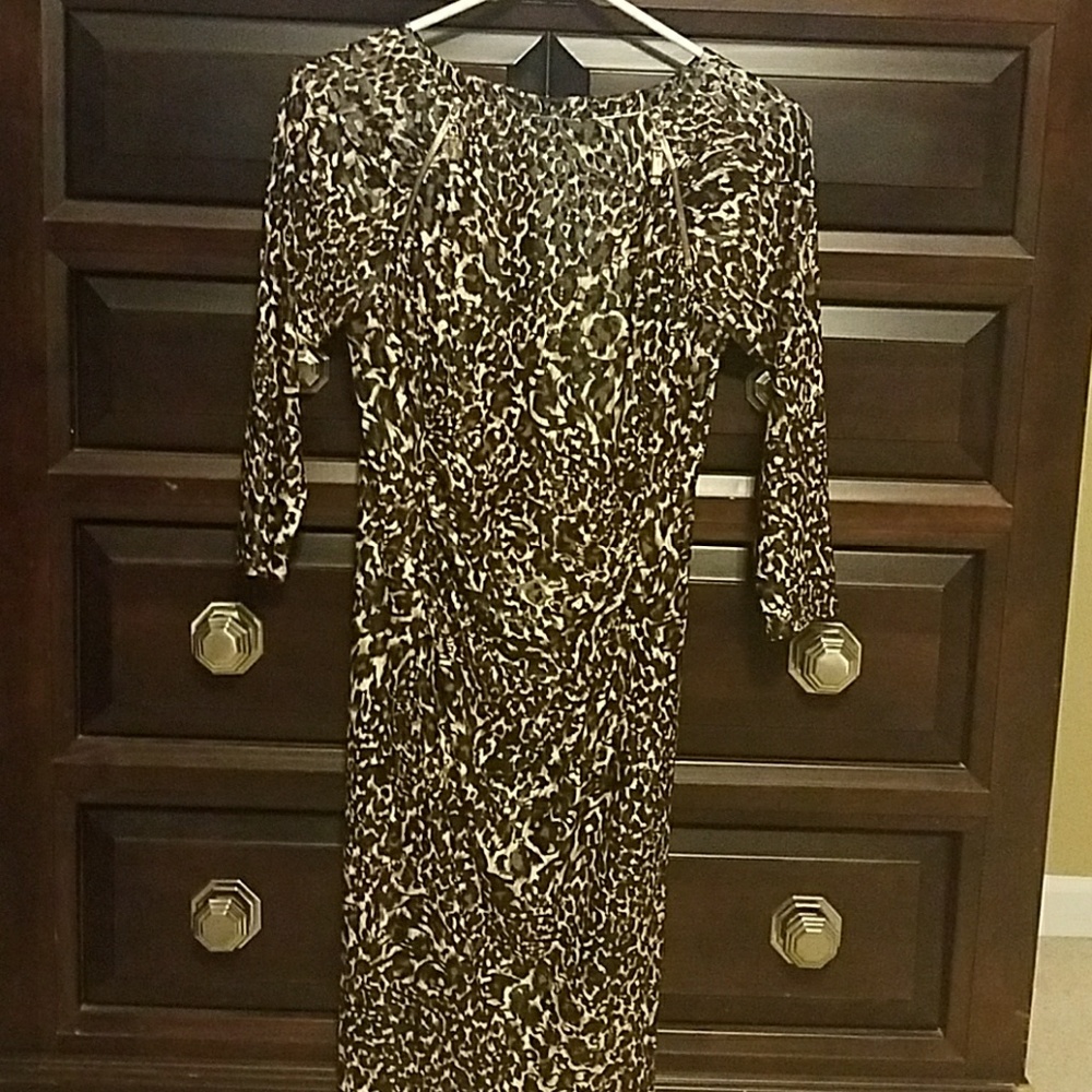 Cheetah print dress