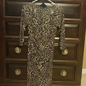 Cheetah print dress