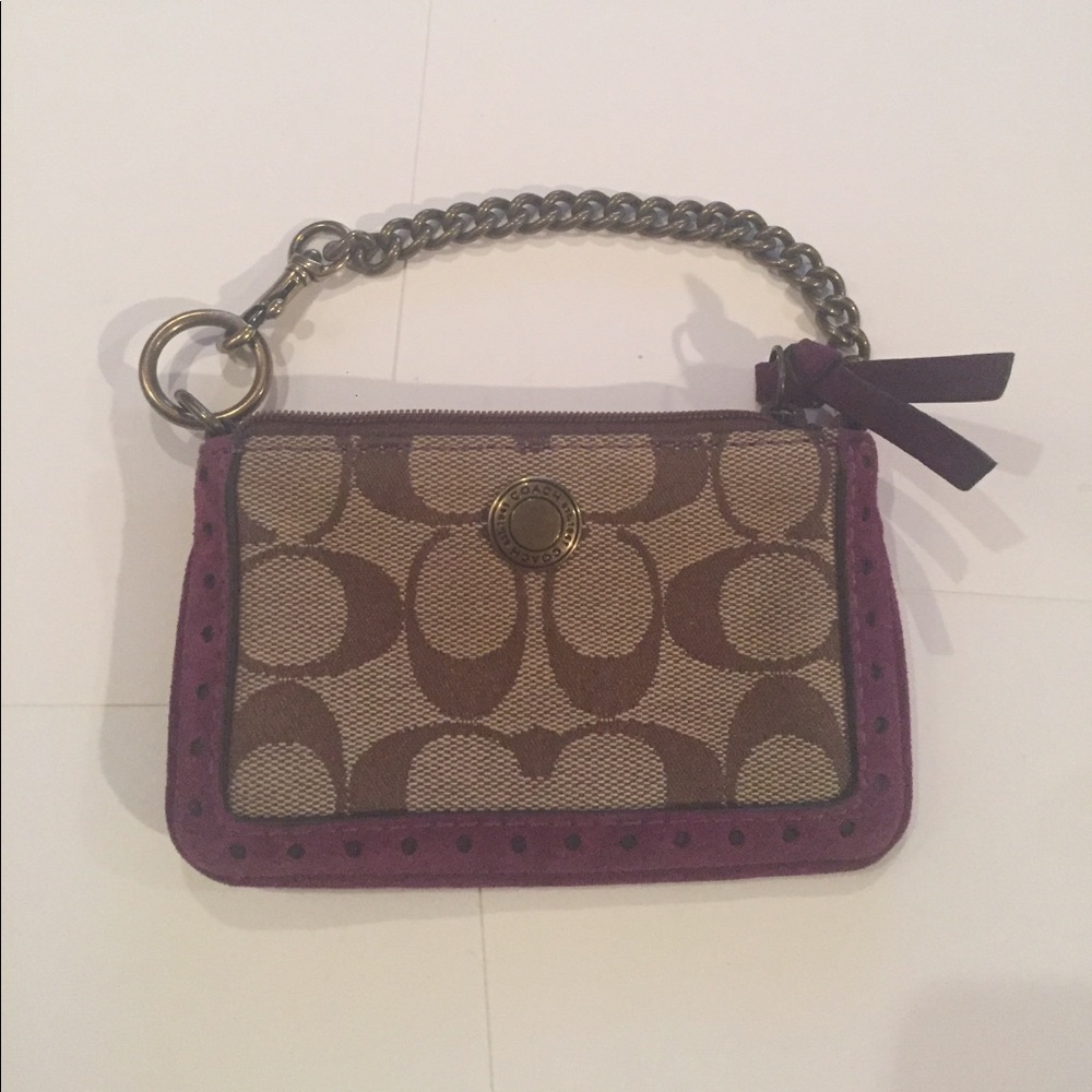 Small Coach Wristlet Mint Condition