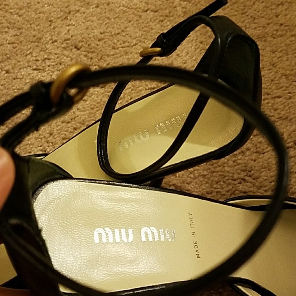 Miu Miu Black gorgeous heels. - Picture 8 of 8