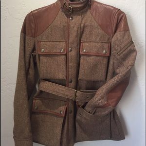 Ralph Lauren wool and leather jacket