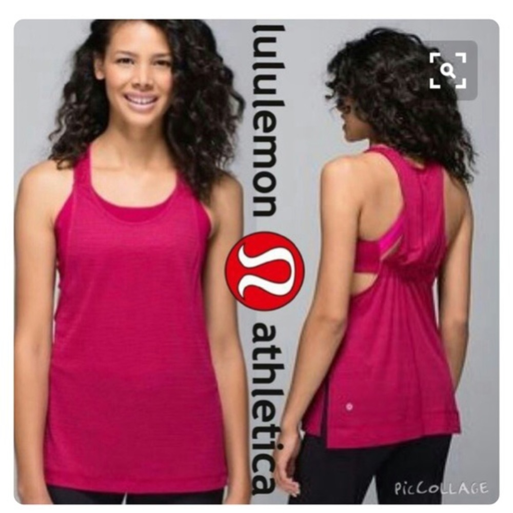 Lululemon Red Stash It tank