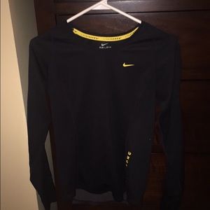 Nike Dri fit livestrong Long sleeve black shirt