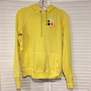Victoria's Secret PINK Yellow Pullover Hoodie