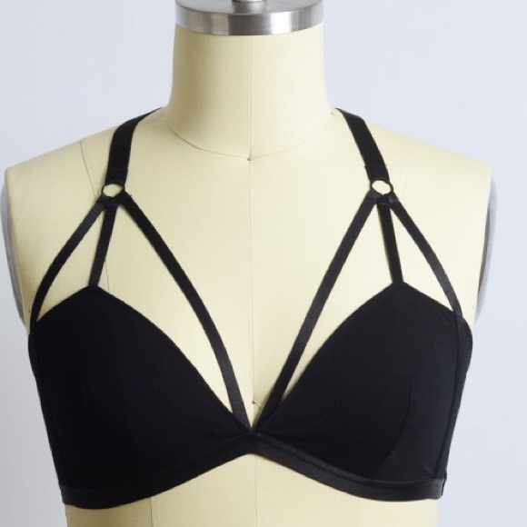 👆LAST ONE👆plus size bondage strappy Bralette - Picture 4 of 5