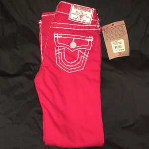 True Religion Red Jeans