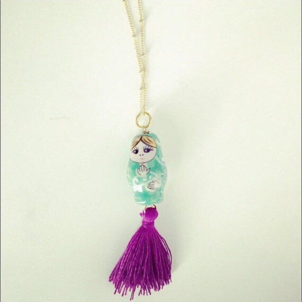 Russian Doll Matryoshka Doll Necklace
