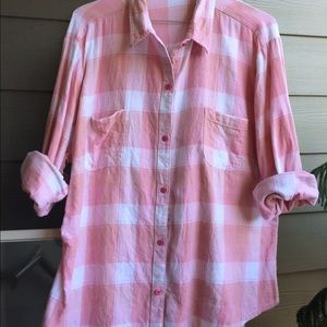 "Sun Kissed" Vintage Flannel Shirt XXL