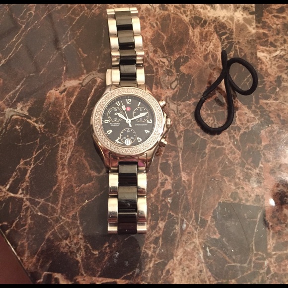 Diamond Michelle watch. 100 authentic - Picture 1 of 2