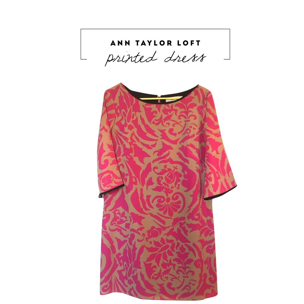 LOFT printed dress