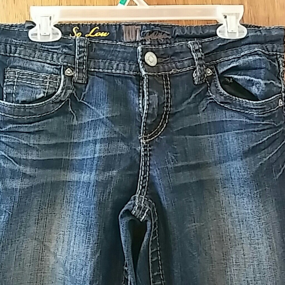 Kut from the Kloth low-rise boot cut jeans