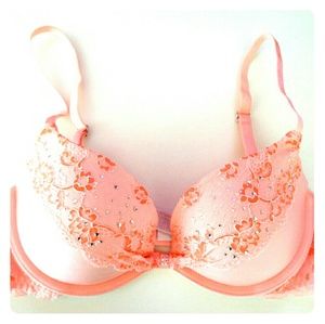 Coral push up bra