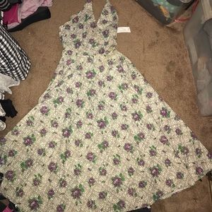Vintage 1950's flower dress
