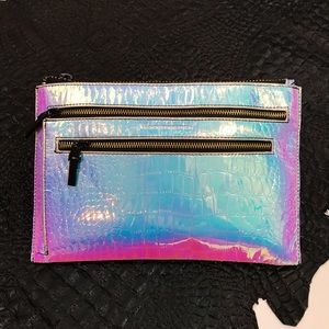 🌈IRIDESCENT FRENCH CONNECTION CLUTCH🌈