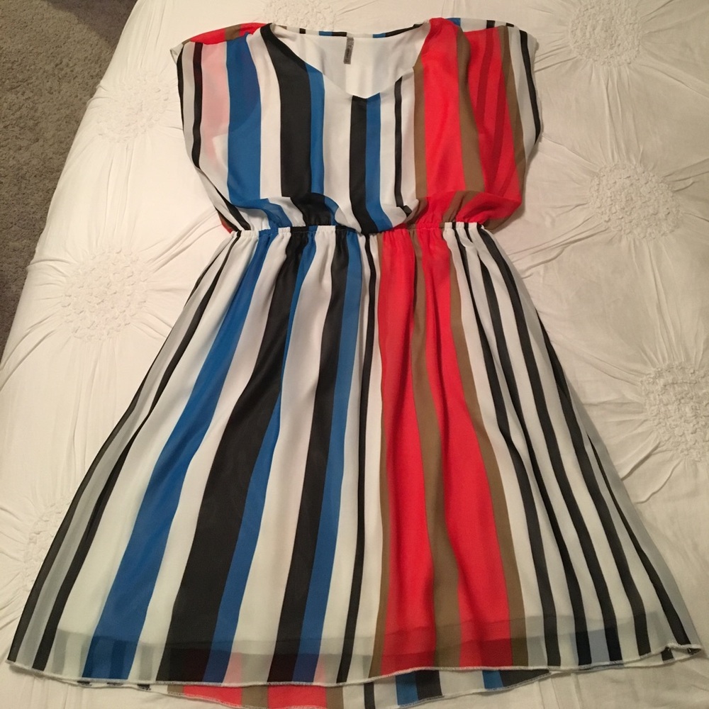 Multi-Color Stripe dress