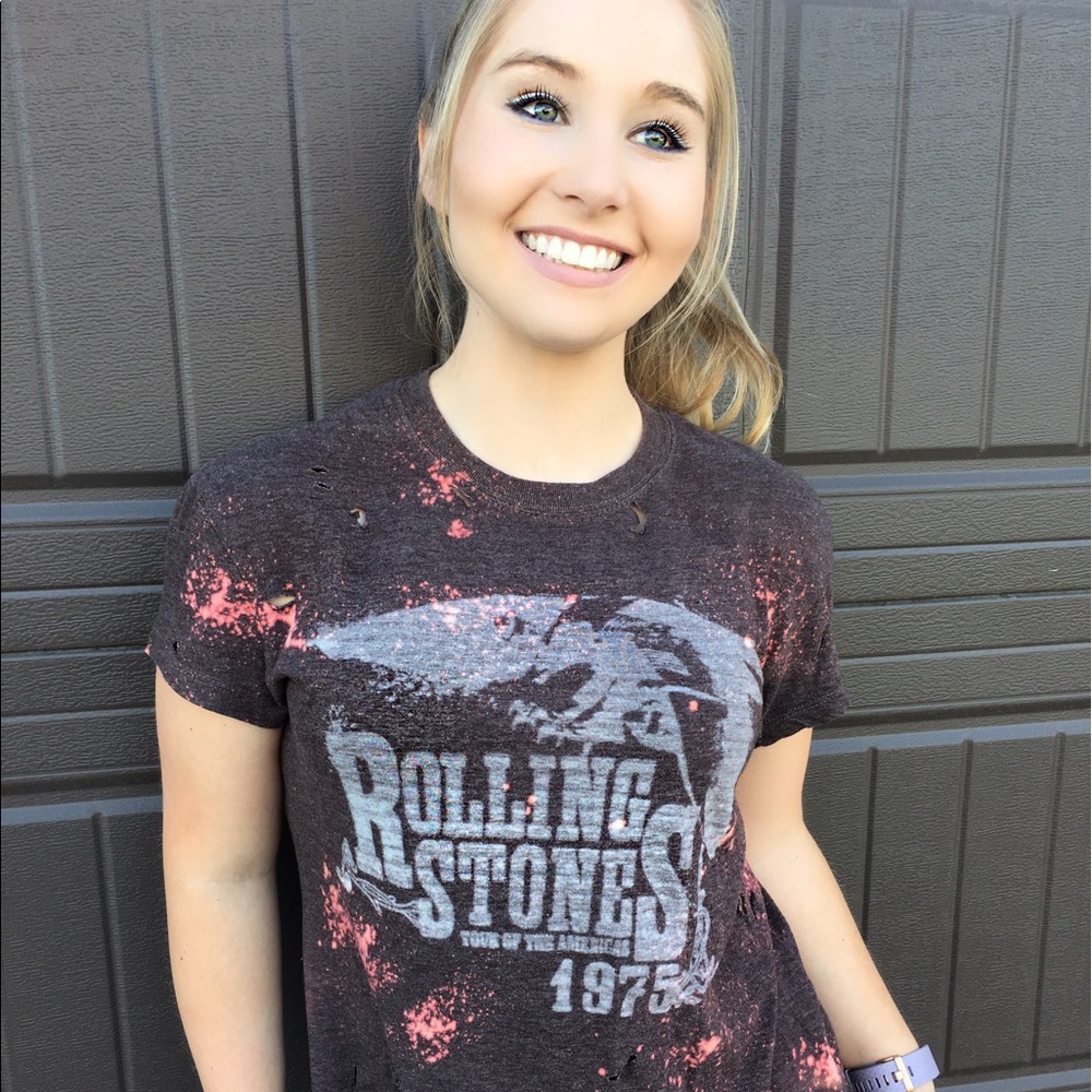 Rolling Stones Distressed Shirt