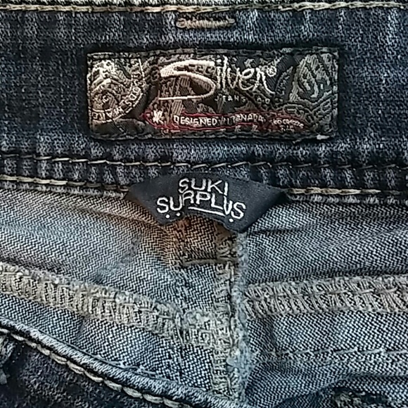 VGUC Silver Suki Surplus Jeans - Picture 4 of 4